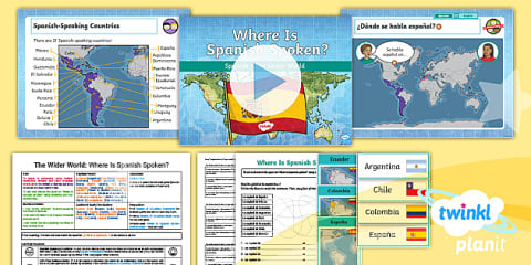 Spanish Speaking Countries Map