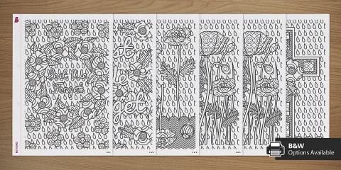 Remembrance Day Collaborative Colouring