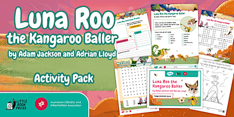 NSS 2026 3-6 Activity Book for Luna Roo the Kangaroo Baller