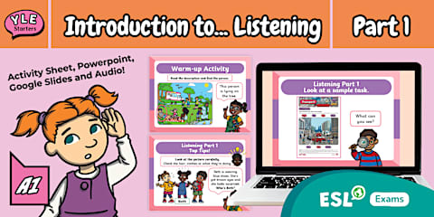 YLE Movers - Introduction to Listening Part 4 [A1]