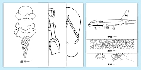 My First Seaside Colouring Pack