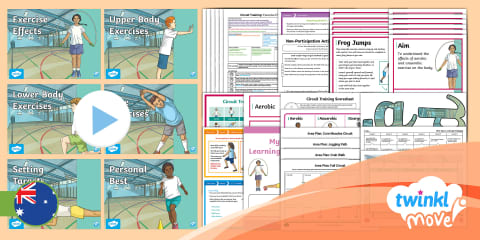 Twinkl Move PE - Year 4 Circuit Training: Lesson 4 - Core Exercises