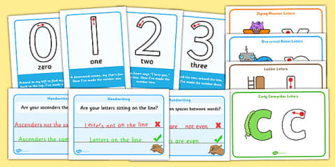 Target Handwritten Editable Handwriting Target Cards