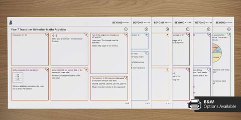 Year 7 Transition Activity Mats
