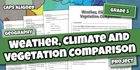 Climate Around the World: Elements of Weather: Infographic