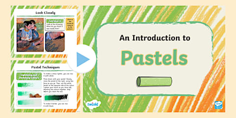 Pastel Introduction Drawing Skills Lesson Teaching Pack
