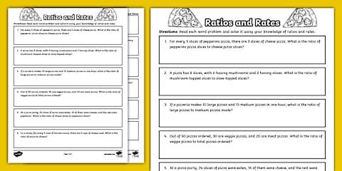 Sixth Grade Better Buy Comparing Unit Rates Math Worksheet