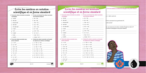 Math Vocabulary Poster French