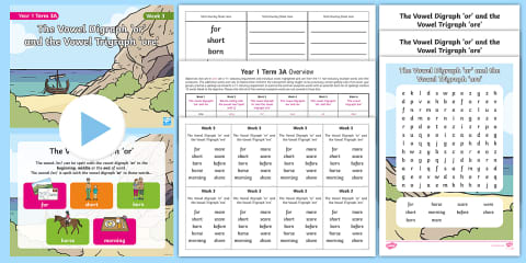 Year 1 Term 3A Week 1 Spelling Pack