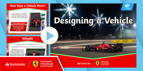 Scuderia Ferrari F1: Writing Prompt Cards [Ages 5-7]