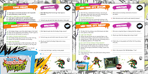 TMNT: Pencil Control and Letter Formation Activity Booklet