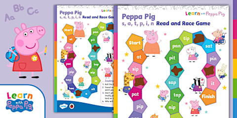 SATPIN Games - Phonics Read and Race Game
