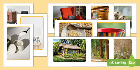 Goldilocks and the Three Bears Word Mat