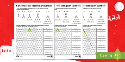 Triangular Numbers Display Poster