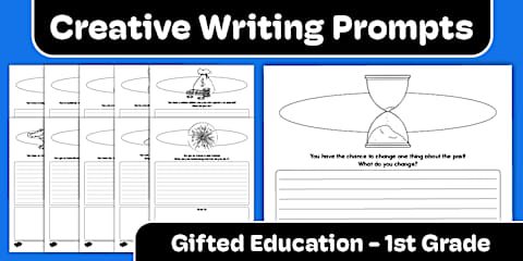 Creativity Challenges Choice Board for Gifted Education | Second Grade