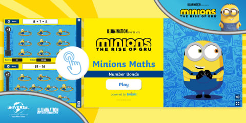 KS1 Jungle Maths: Number Bonds to 10 Game