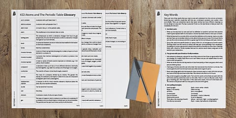 KS3 Atoms and the Periodic Table Higher Revision Mat