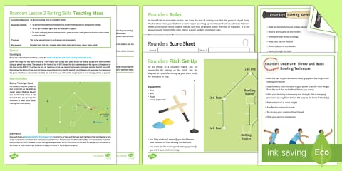 Twinkl Move PE - Year 5 Striking and Fielding: Rounders Lesson 1 ...