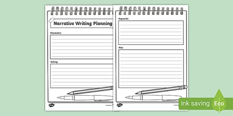 Narrative Planning Writing Template