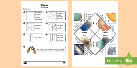 KS2 Space Flextangle Paper Craft
