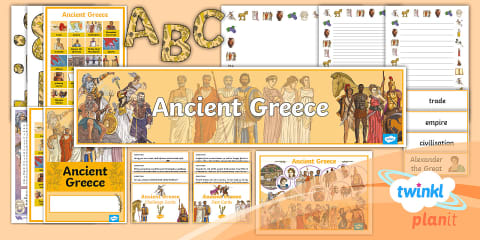 Ancient Greece Display Fact Cards