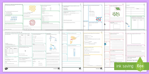 AQA GCSE Chemistry (Combined) Knowledge Organiser Bundle