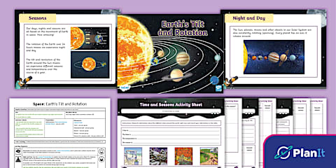 Earth's Movement: Rotation vs Revolution PowerPoint