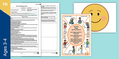EYFS PSED How I Feel: Recognising Emotions Adult Input Plan and ...