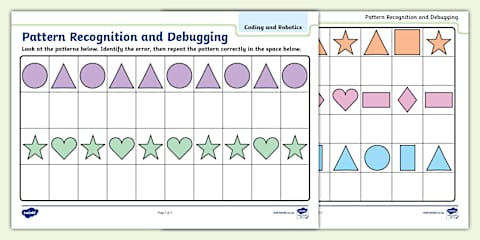 Grade 2 - Robotics and Coding - Computational Thinking Worksheet: Robot ...