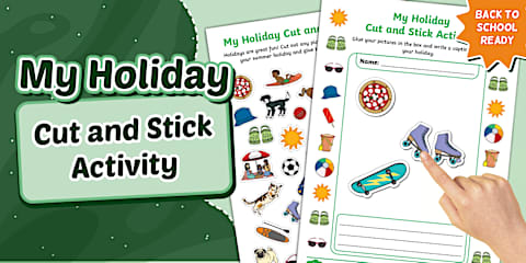 Friends Cut and Stick Worksheet