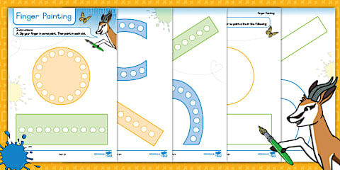 Grade R -3D Shapes - Worksheet - Sort by Size (CAPS Aligned)