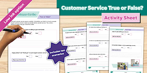 Customer Service Problem-Solving Skills Activity Pack