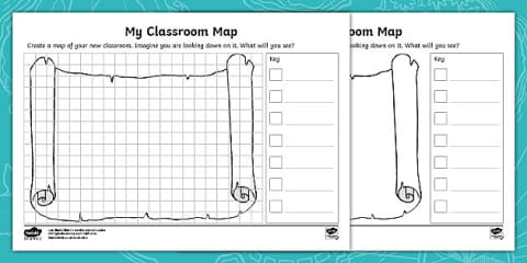 Make Your Own School Map Worksheet