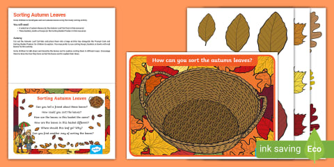 Autumn Leaves Threading Cards