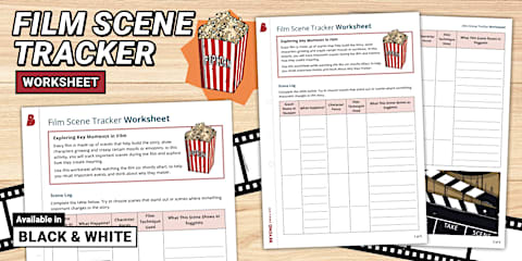 Film Character Fact File Activity
