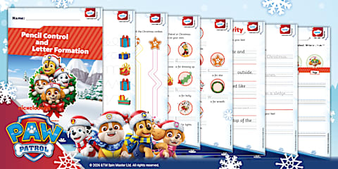 EYFS/KS1 Christmas Pencil Control & Letter Formation Handwriting ...