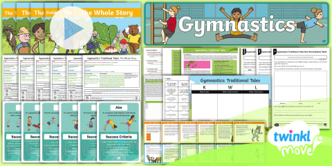Twinkl Move PE - Year 1 Gymnastics: Animals - Unit Pack