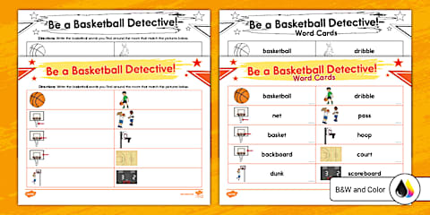 Sequence Basketball Script Basketball Listen and Sequence Cut and Paste Worksheet