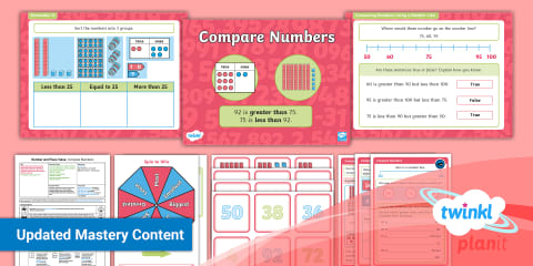 Planit Maths Year 1 Number and Place Value within 100 Lesson Pack 47 ...