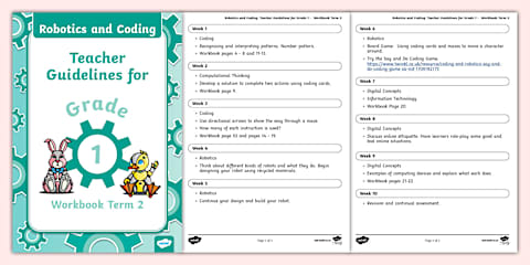 Robotics and Coding - Teacher Guidelines Grade 3 Term 4