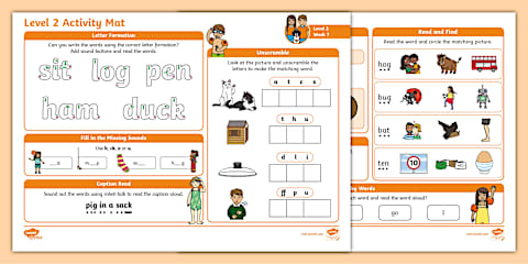Level 2 Week 2 Activity Mat