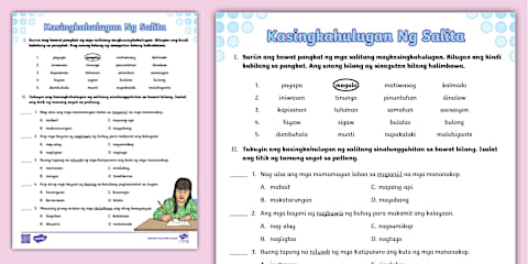 Pagtukoy Sa Kahulugan Ng Salita Matching Game | Grades 2 - 6 | Twinkl PH