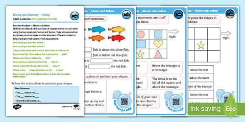 Grade 1 Maths - Term 4 - Position, Orientation and View - Worksheet ...