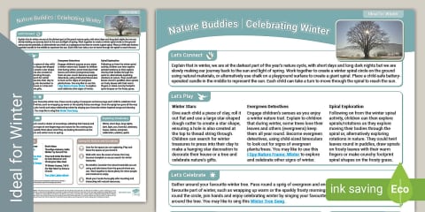 Nature Buddies Spring Outdoor Learning Overview