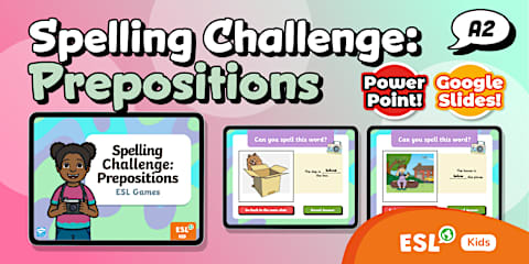 ESL Prepositional Phrases of Place Bingo [Kids, A2]