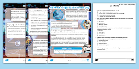 Year 6 Reading Comprehension Pack 1 (Ages 10 - 11)