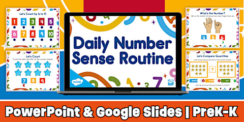 Dominoes Counting 1-10 Math Game for PreK-K