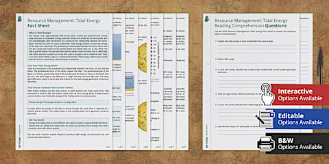 GCSE Resource Management Hydroelectric Power Reading Comprehension