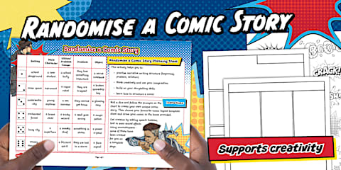 Don't Be A Bull-y: Comic Activity