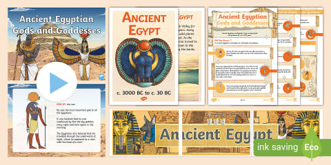 Ancient Egypt KS2 Gods Fact File Template